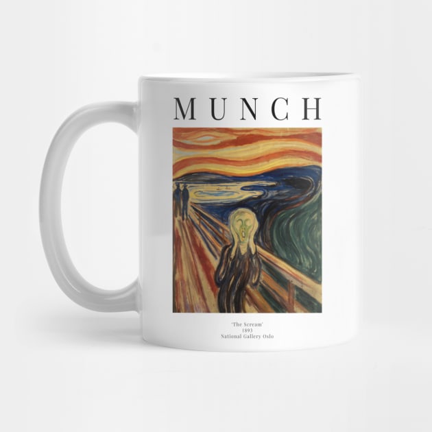 The Scream - Edvard Munch - Exhibition Poster by studiofrivolo